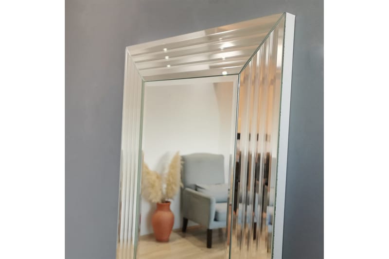 Profile Dekorationsspejl 40 cm - Sølv - Vægspejl - Helkropsspejl - Entréspejl