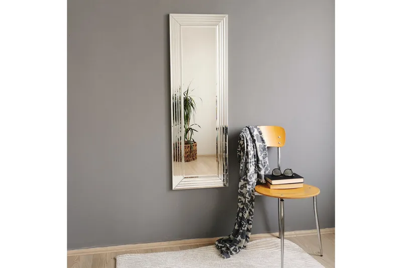 Profile Dekorationsspejl 40 cm - Sølv - Boligtilbehør - Spejle - Vægspejl