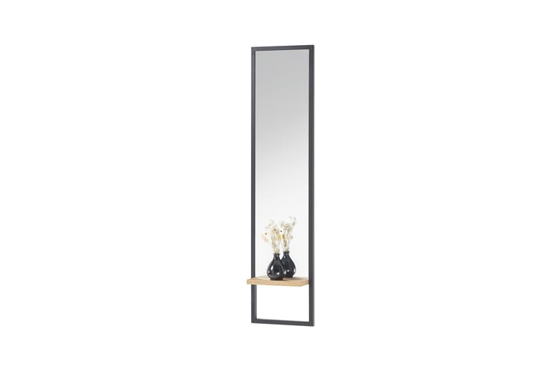 Rajabazar Spejl 30 cm - Natur - Vægspejl - Helkropsspejl - Entréspejl