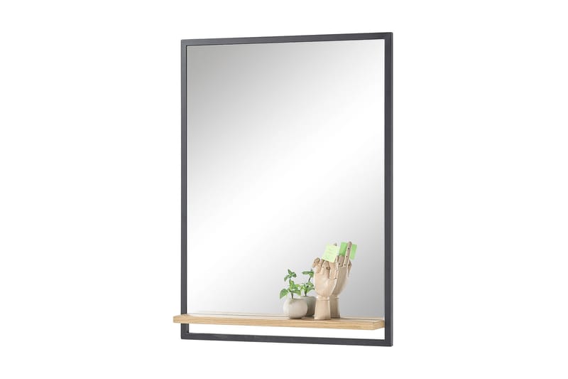 Rajabazar Spejl 69 cm - Natur - Vægspejl - Entréspejl