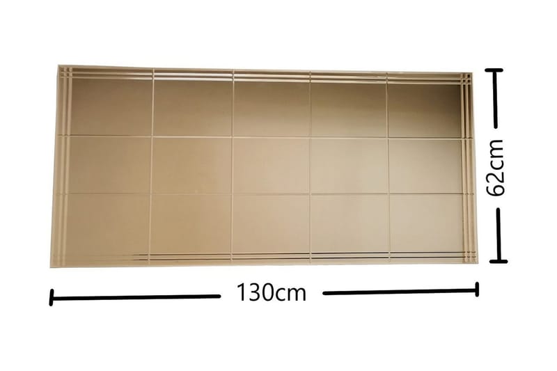 Raliyah Dekorationsspejl 62 cm - Sølv - Boligtilbehør - Spejle - Vægspejl