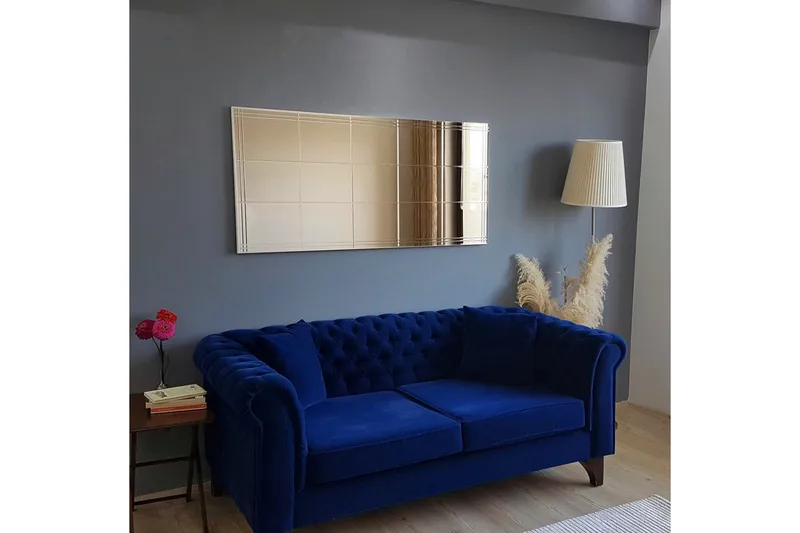 Raliyah Dekorationsspejl 62 cm - Sølv - Boligtilbehør - Spejle - Vægspejl