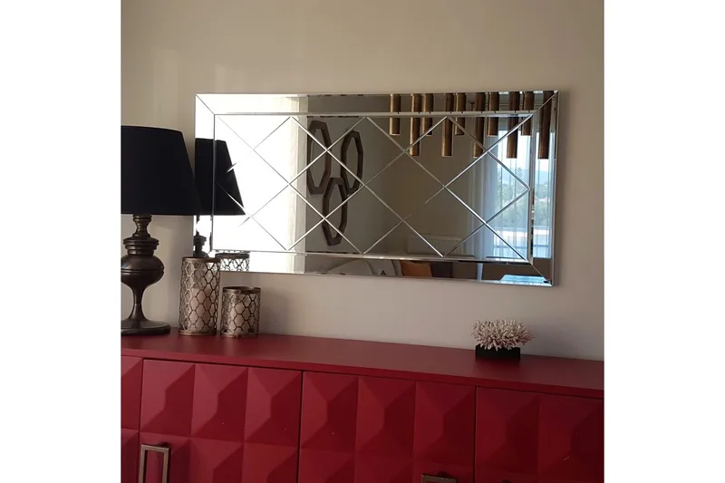 Readon Dekorationsspejl 65 cm - Sølv - Boligtilbehør - Spejle - Vægspejl