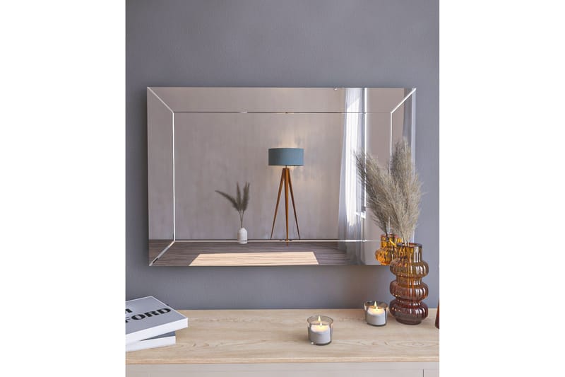 Rosan Spejl 50 cm Rektangulær - Hvid - Boligtilbehør - Spejle - Vægspejl