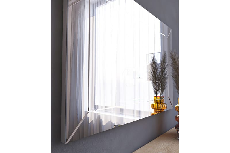 Rosan Spejl 50 cm Rektangulær - Hvid - Boligtilbehør - Spejle - Vægspejl