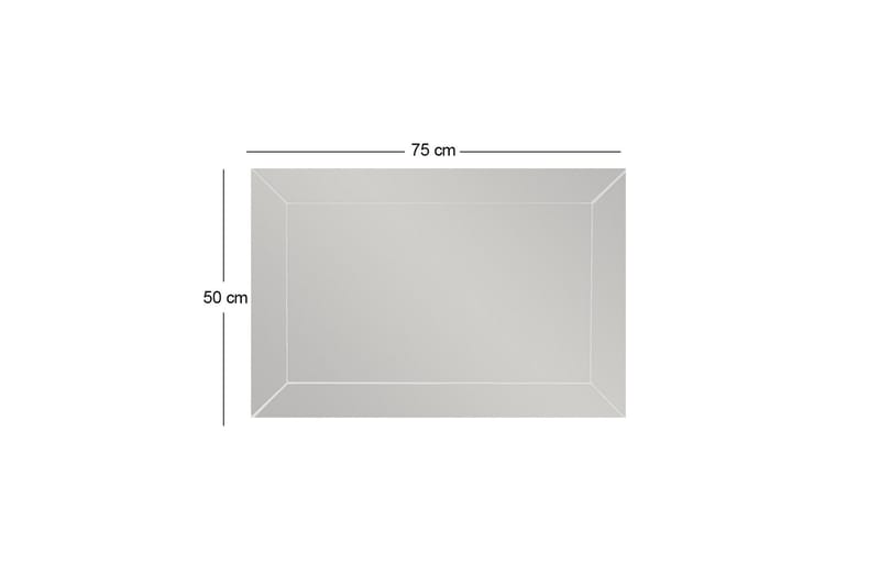 Rosan Spejl 50 cm Rektangulær - Hvid - Boligtilbehør - Spejle - Vægspejl