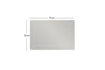 Rosan Spejl 50 cm Rektangulær - Hvid - Boligtilbehør - Spejle - Vægspejl