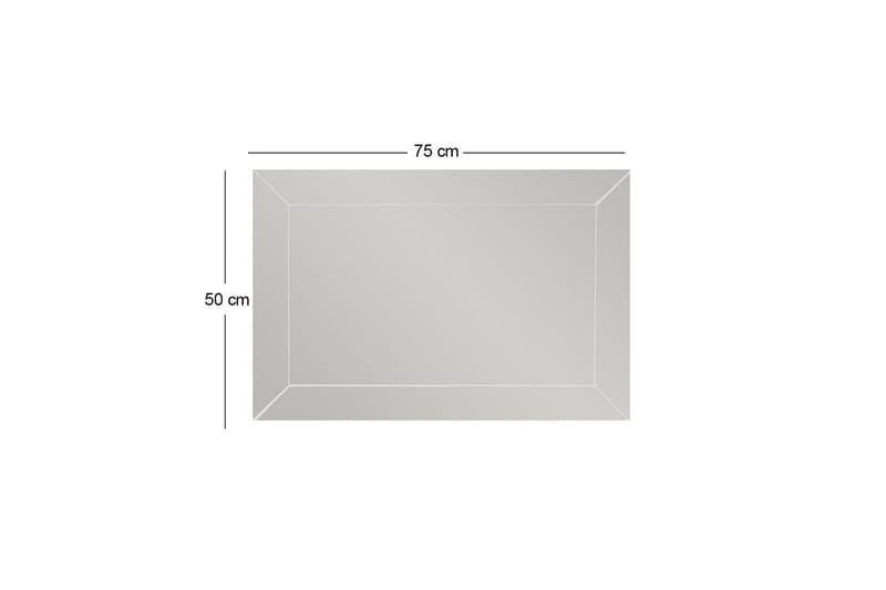Rosan Spejl 50 cm Rektangulær - Hvid - Boligtilbehør - Spejle - Vægspejl