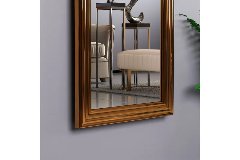 Rube Spejl 40 cm Rektangulær - Bronze - Boligtilbehør - Spejle - Vægspejl