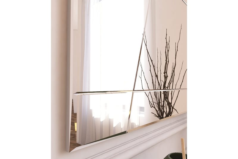 Sachi Spejl 50 cm Rektangulær - Hvid - Boligtilbehør - Spejle - Vægspejl