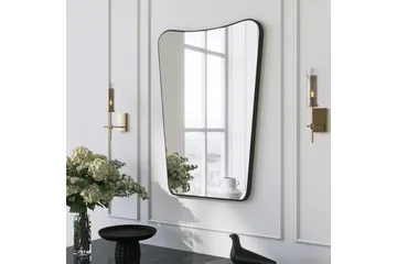 Sachin Spejl 50 cm Asymmetrisk - Sort - Boligtilbehør - Spejle - Vægspejl