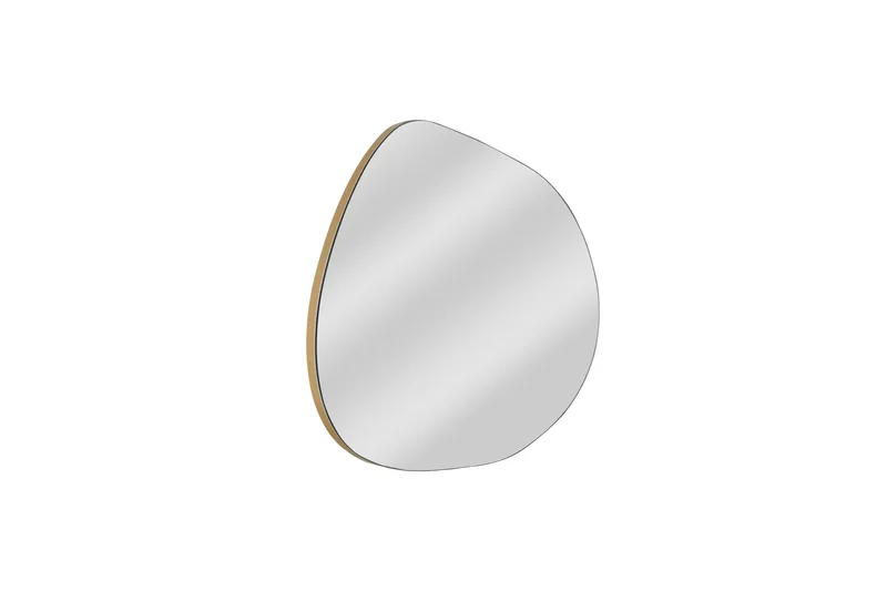 Samtens Spejl 75 cm Rektangulær - Guld - Boligtilbehør - Spejle - Vægspejl