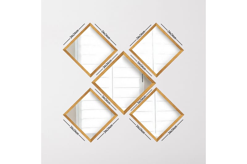 Sarata Spejl, Guld/Sølv