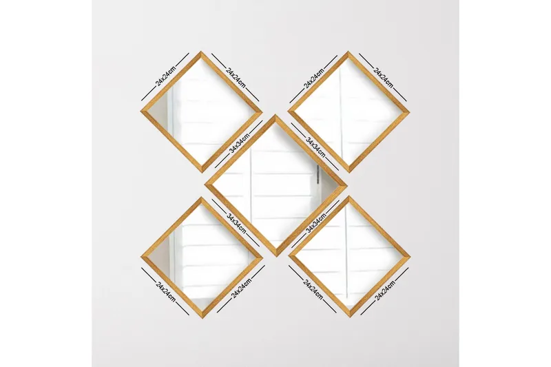 Sarata Spejl, Guld/Sølv