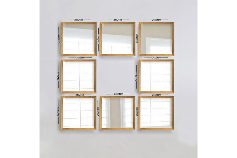 Sarata Spejl, Guld/Sølv