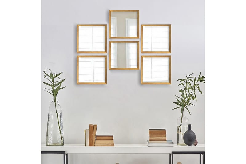 Sarata Spejl - Guld/Sølv - Boligtilbehør - Spejle - Vægspejl