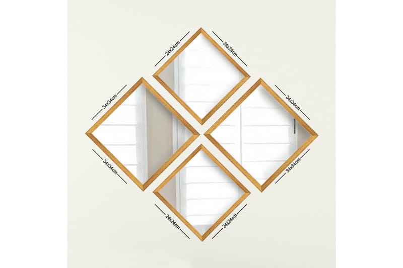 Sarata Spejl, Guld/Sølv