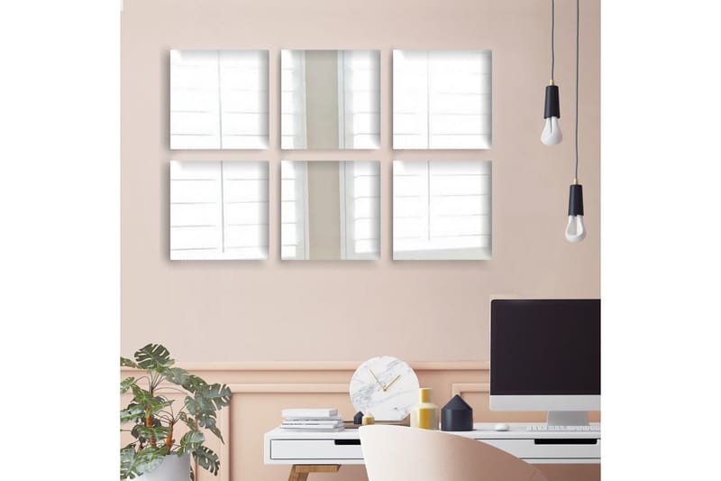 Sarata Spejl - Sølv - Boligtilbehør - Spejle - Vægspejl