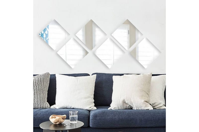 Sarata Spejl - Sølv - Boligtilbehør - Spejle - Vægspejl