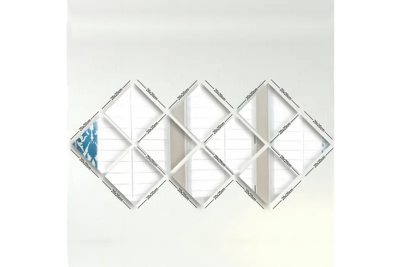 Sarata Spejl - Sølv - Boligtilbehør - Spejle - Vægspejl