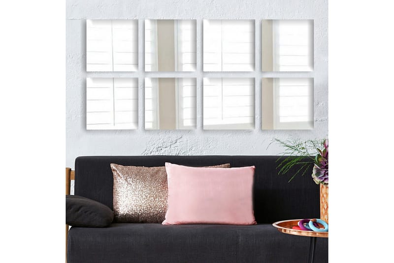 Sarata Spejl - Sølv - Boligtilbehør - Spejle - Vægspejl