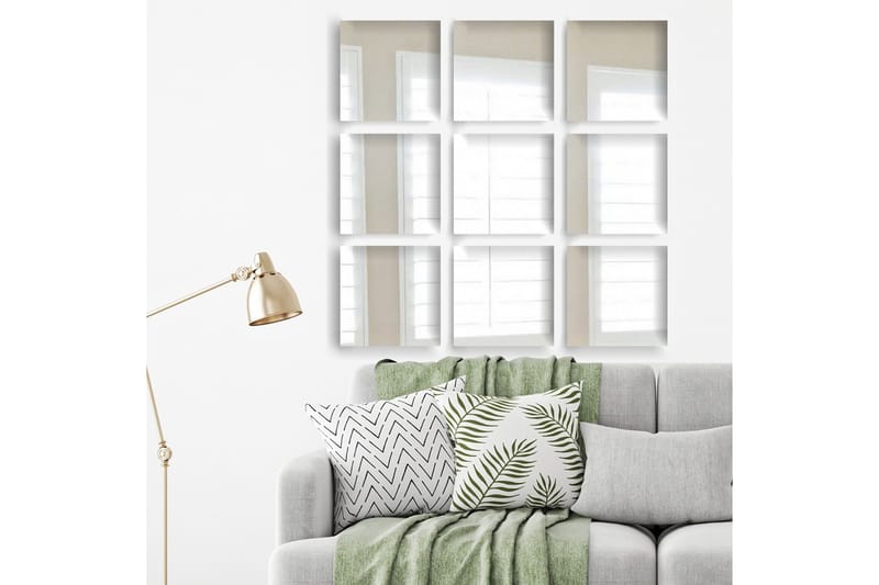 Sarata Spejl - Sølv - Boligtilbehør - Spejle - Vægspejl