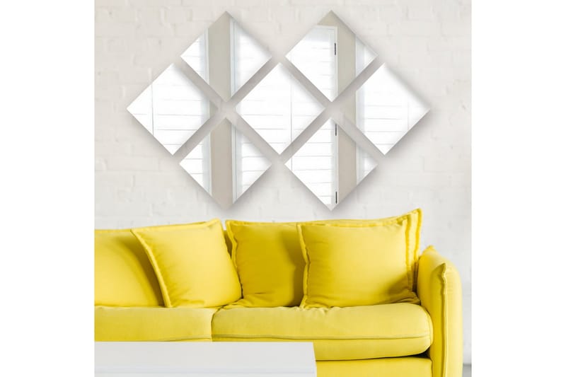 Sarata Spejl - Sølv - Boligtilbehør - Spejle - Vægspejl