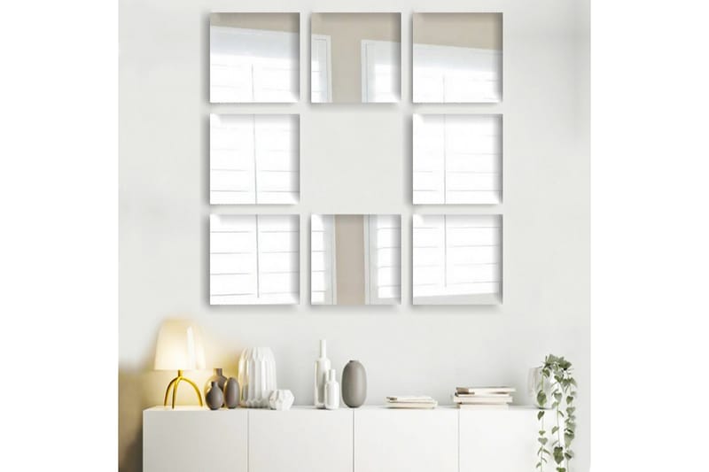 Sarata Spejl - Sølv - Boligtilbehør - Spejle - Vægspejl