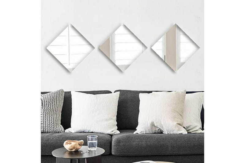 Sarata Spejl - Sølv - Boligtilbehør - Spejle - Vægspejl