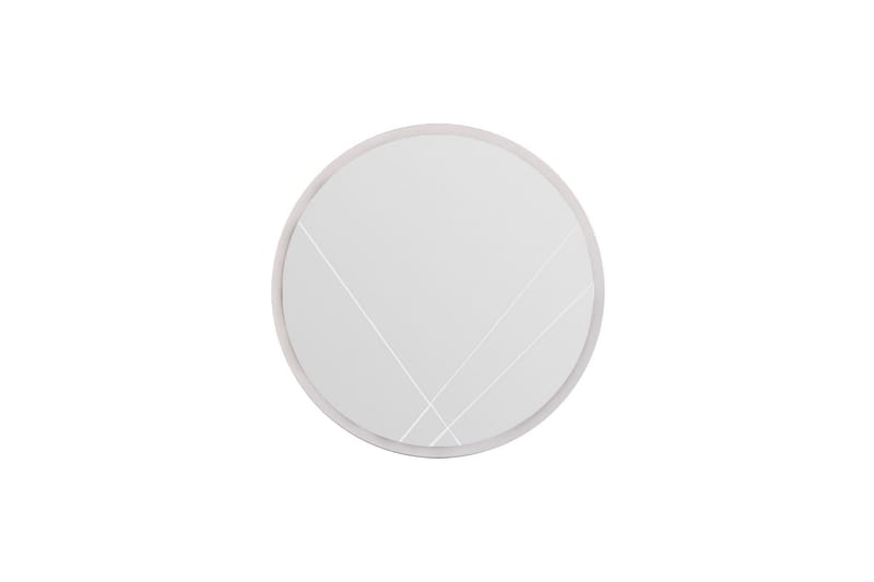 Smooth Spejl 60 cm Rund - Hvid - Boligtilbehør - Spejle - Vægspejl