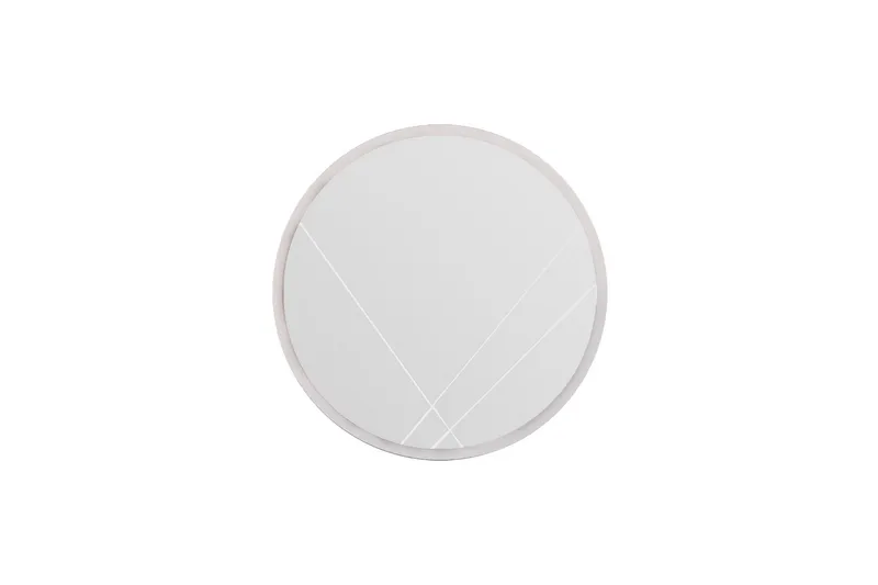 Smooth Spejl 60 cm Rund - Hvid - Boligtilbehør - Spejle - Vægspejl