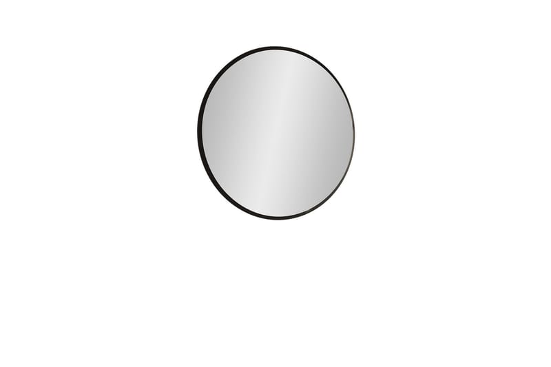 Spejl 50 cm - Sort - Vægspejl - Entréspejl
