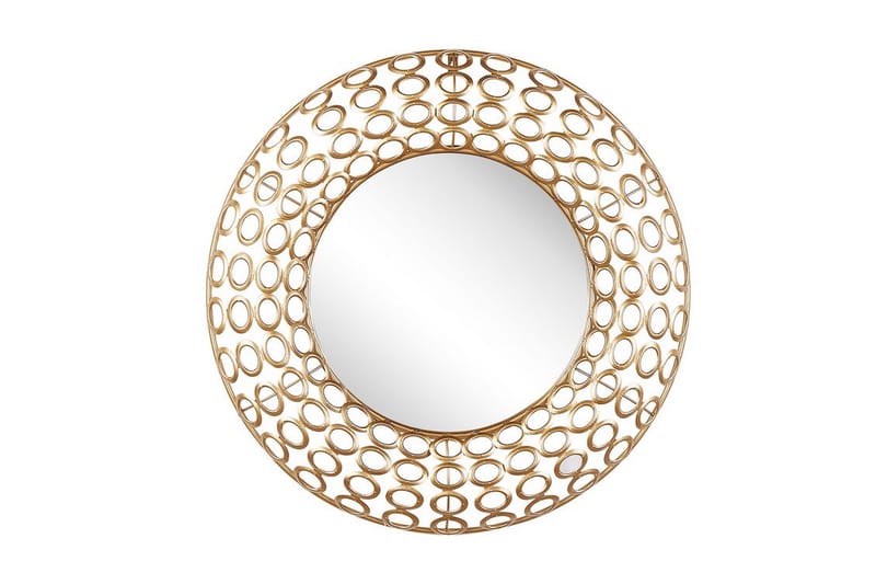 Spejl 80 cm guld BOURDON - Guld - Vægspejl - Entréspejl