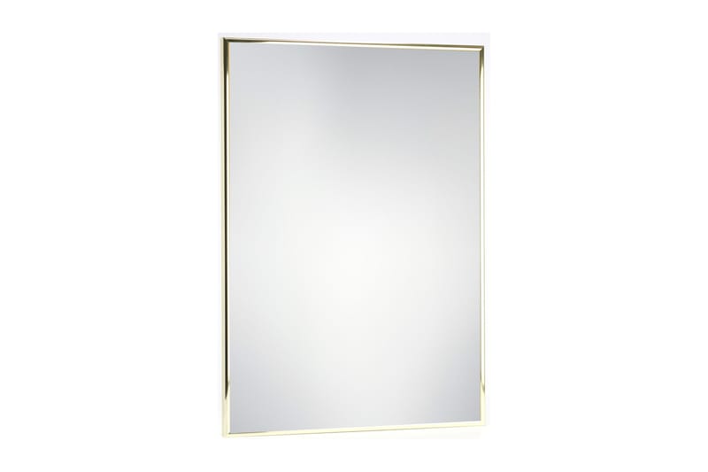 Spejl Slim Aluminium Guld 40x120 - Guld/Aluminium - Boligtilbehør - Spejle - Vægspejl