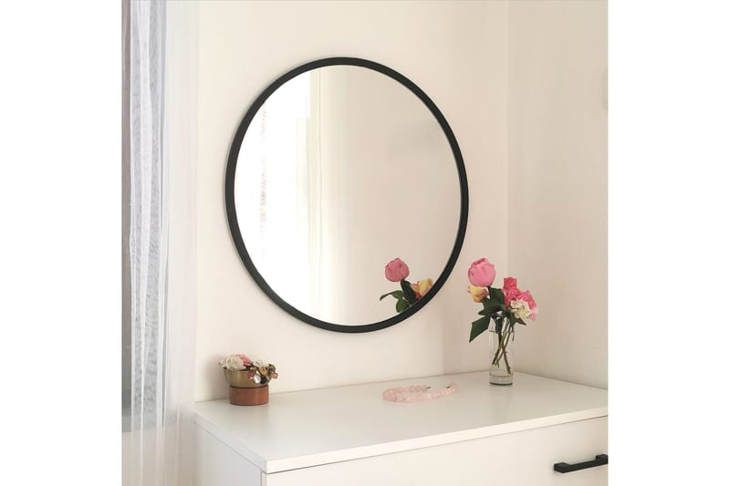 Spejl Sort - Boligtilbehør - Spejle - Vægspejl
