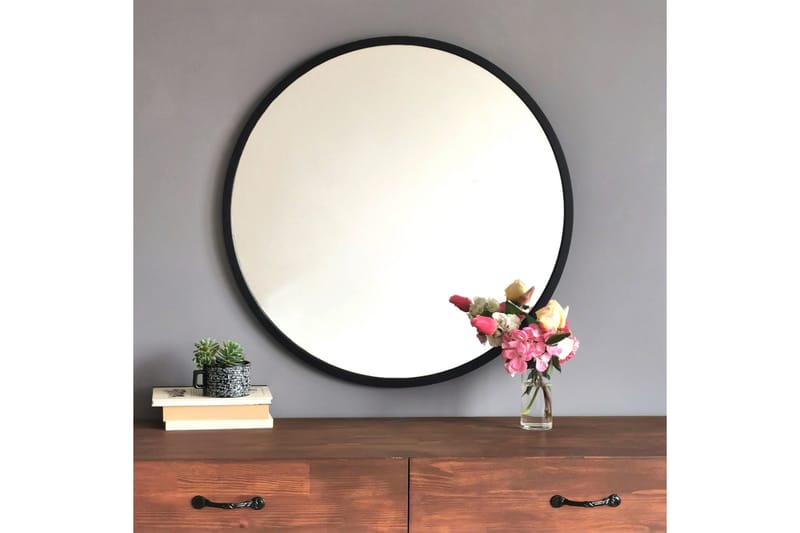 Spejl Sort - Boligtilbehør - Spejle - Vægspejl