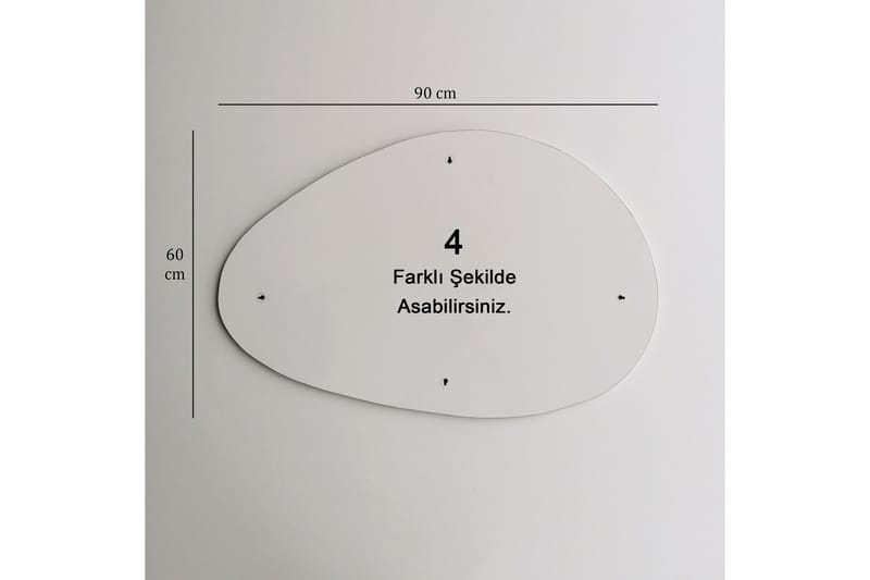 Spejl Sort - Boligtilbehør - Spejle - Vægspejl