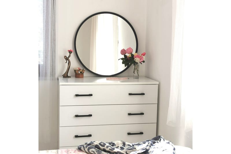 Spejl Sort - Boligtilbehør - Spejle - Vægspejl