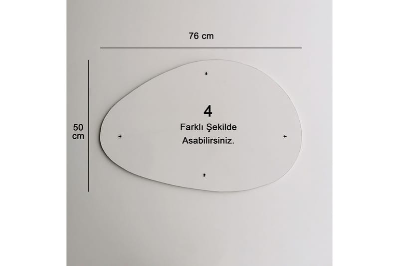 Spejl Sort - Boligtilbehør - Spejle - Vægspejl