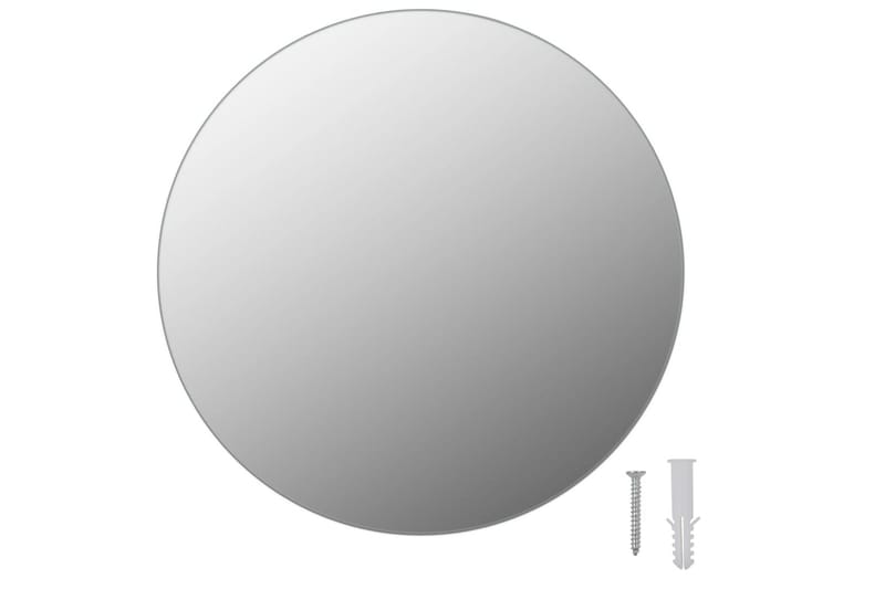 Spejl Uden Ramme 30 cm Rund Glas - Sølv - Vægspejl - Entréspejl