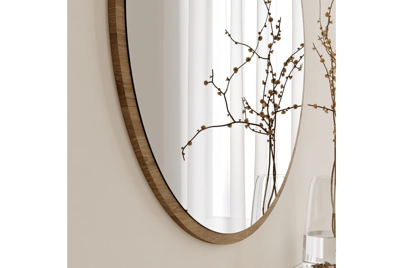 Spejl valnød - Boligtilbehør - Spejle - Vægspejl