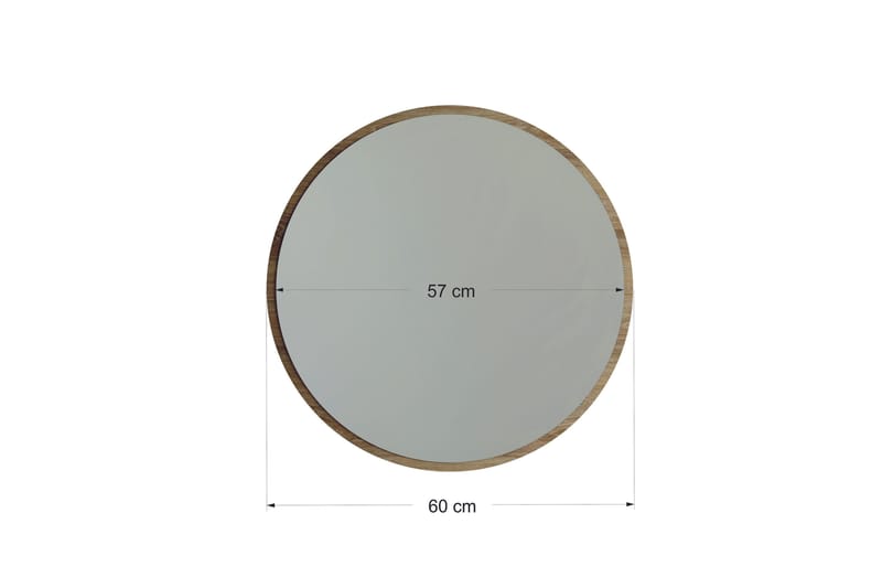 Spejl valnød - Boligtilbehør - Spejle - Vægspejl