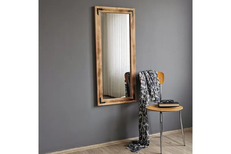 Tajahnae Dekorationsspejl 50 cm, Valnød