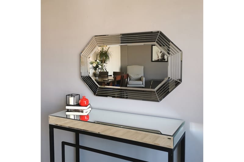 Tajima Dekorationsspejl 60 cm - Sølv - Vægspejl - Entréspejl
