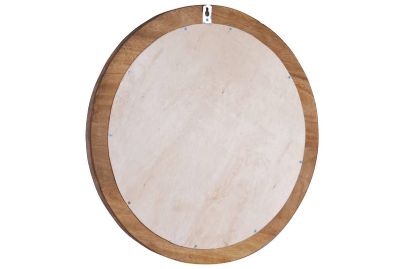 Vægspejl 60 cm Teak Rund - Vægspejl - Entréspejl