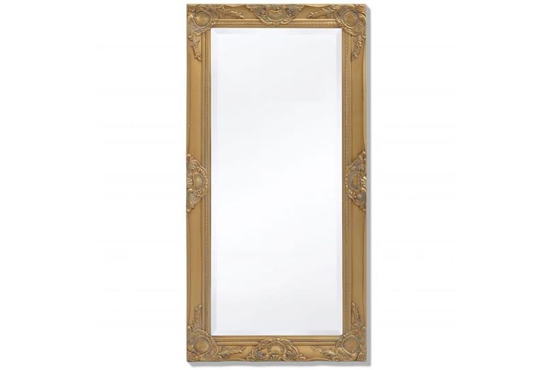 Vægspejl Barok-Stil 100 X 50 Cm Guld - Guld - Boligtilbehør - Spejle - Vægspejl