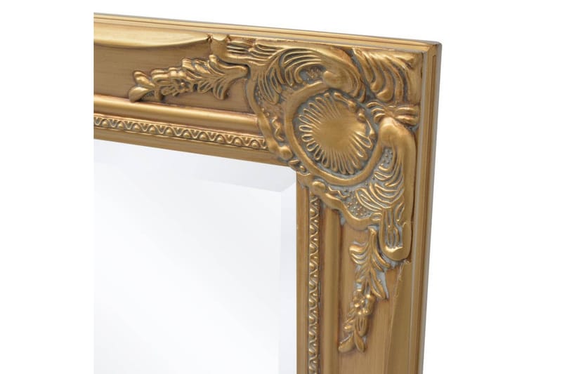 Vægspejl Barok-Stil 100 X 50 Cm Guld - Guld - Boligtilbehør - Spejle - Vægspejl