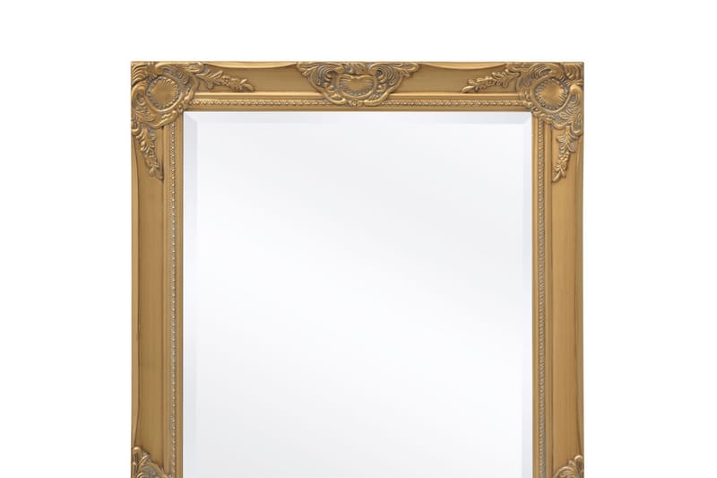 Vægspejl Barok-Stil 100 X 50 Cm Guld - Guld - Vægspejl - Entréspejl