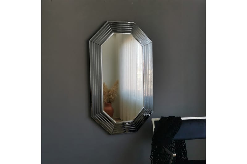 Verastegui Dekorationsspejl 100 cm - Sølv - Vægspejl - Entréspejl