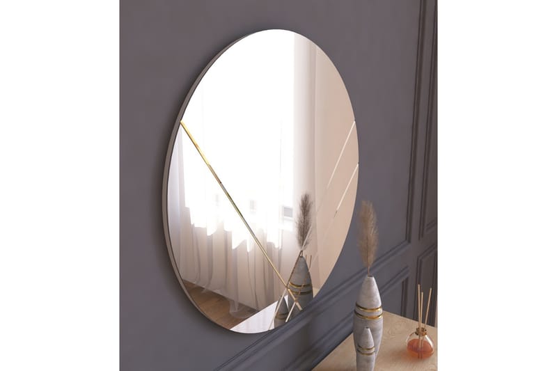 Vocal Spejl 60 cm Rund, Hvid